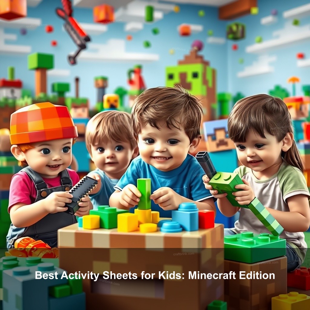 Best Activity Sheets for Kids: Minecraft Edition