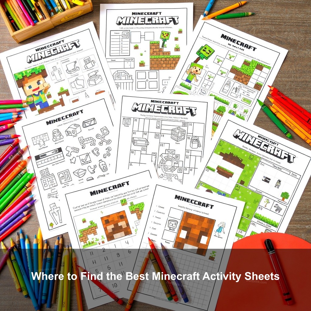 Where to Find the Best Minecraft Activity Sheets