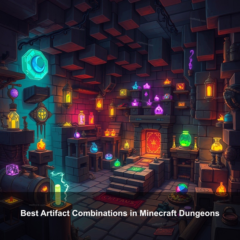 Best Artifact Combinations in Minecraft Dungeons