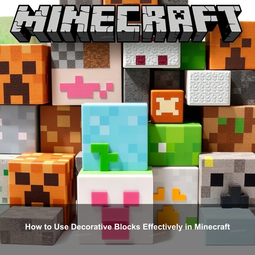 How to Use Decorative Blocks Effectively in Minecraft