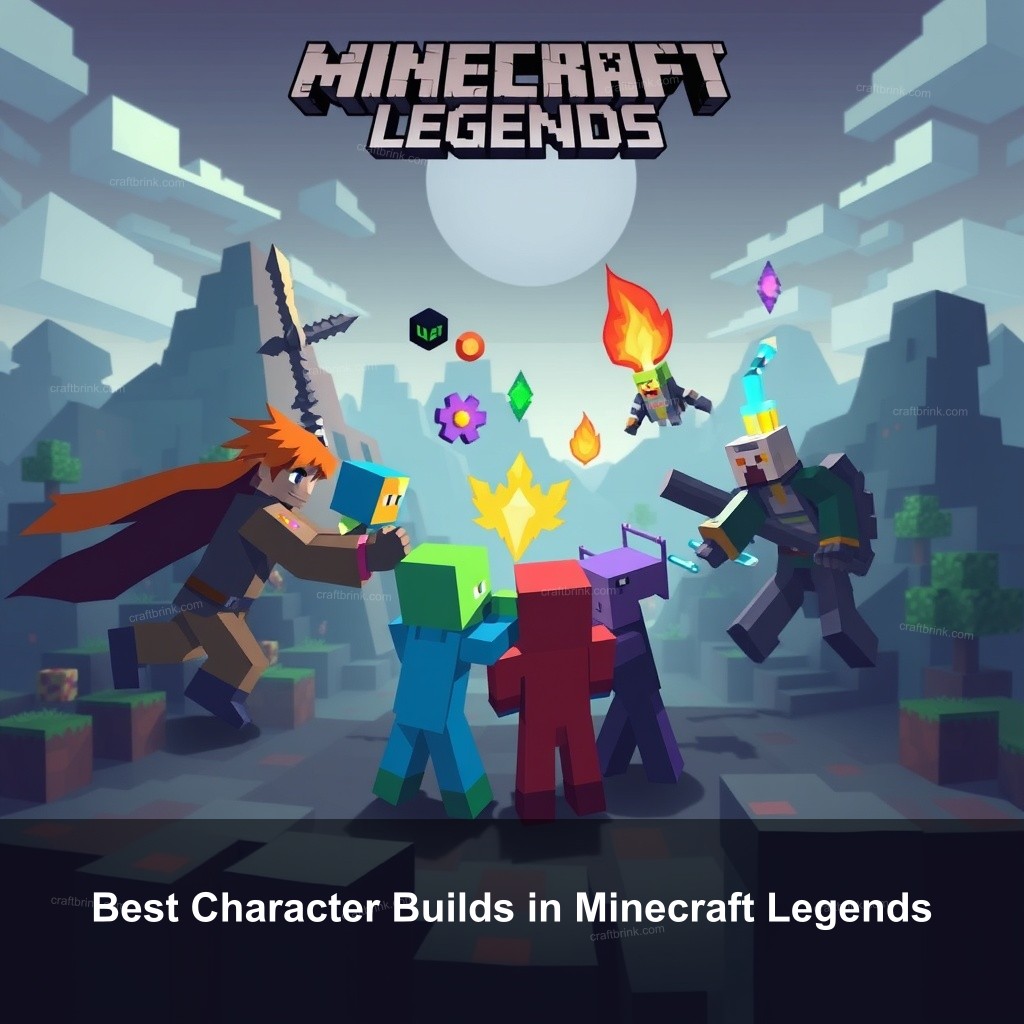 Best Character Builds in Minecraft Legends