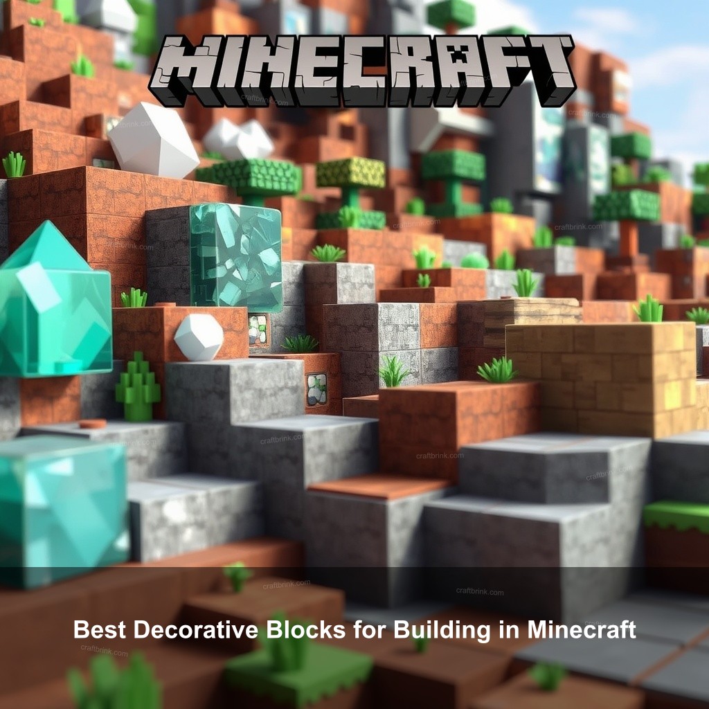 Best Decorative Blocks for Building in Minecraft