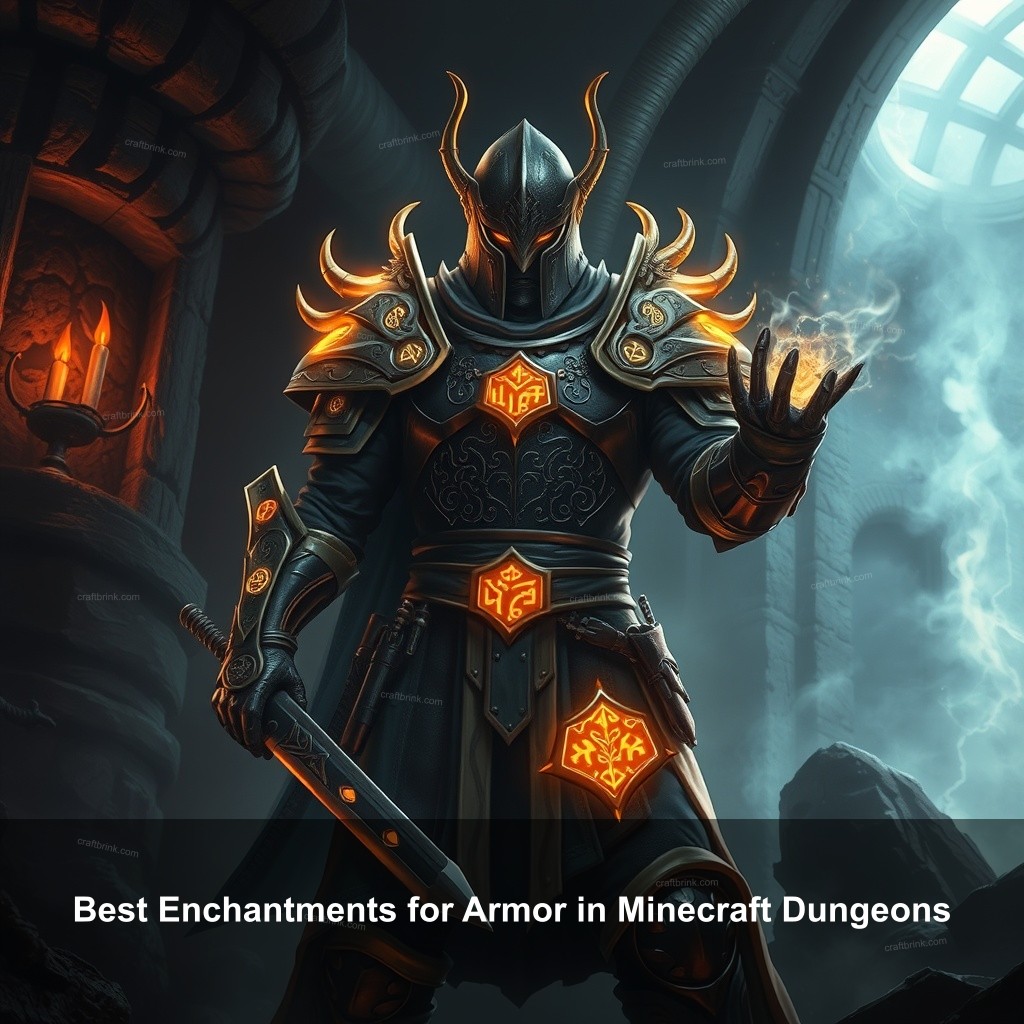 Best Enchantments for Armor in Minecraft Dungeons