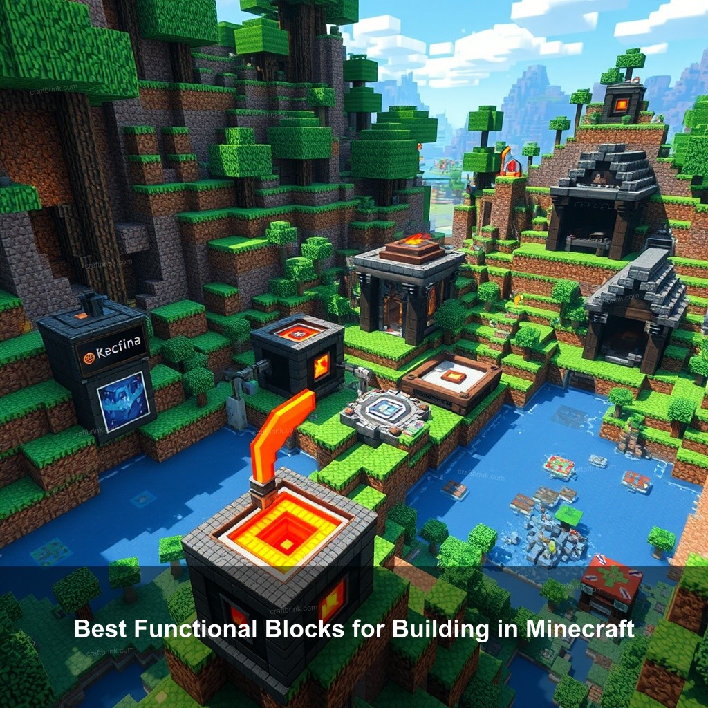 Best Functional Blocks for Building in Minecraft