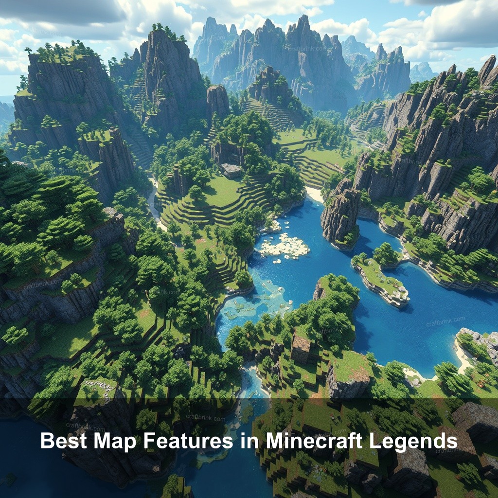 Best Map Features in Minecraft Legends