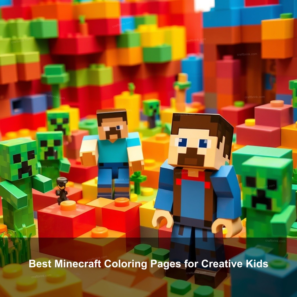 Best Minecraft Coloring Pages for Creative Kids