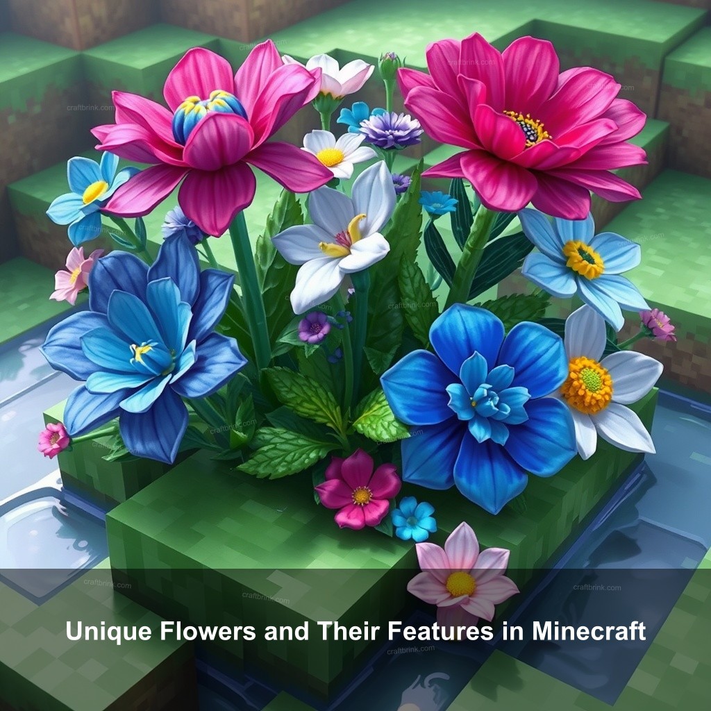 Unique Flowers and Their Features in Minecraft