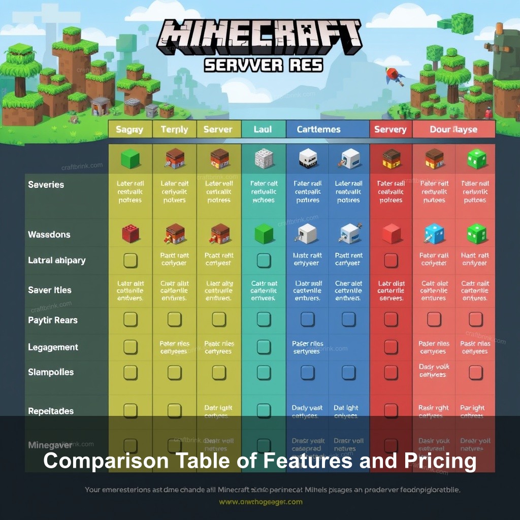 Comparison Table of Features and Pricing