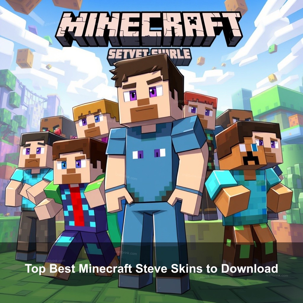 Top Best Minecraft Steve Skins to Download