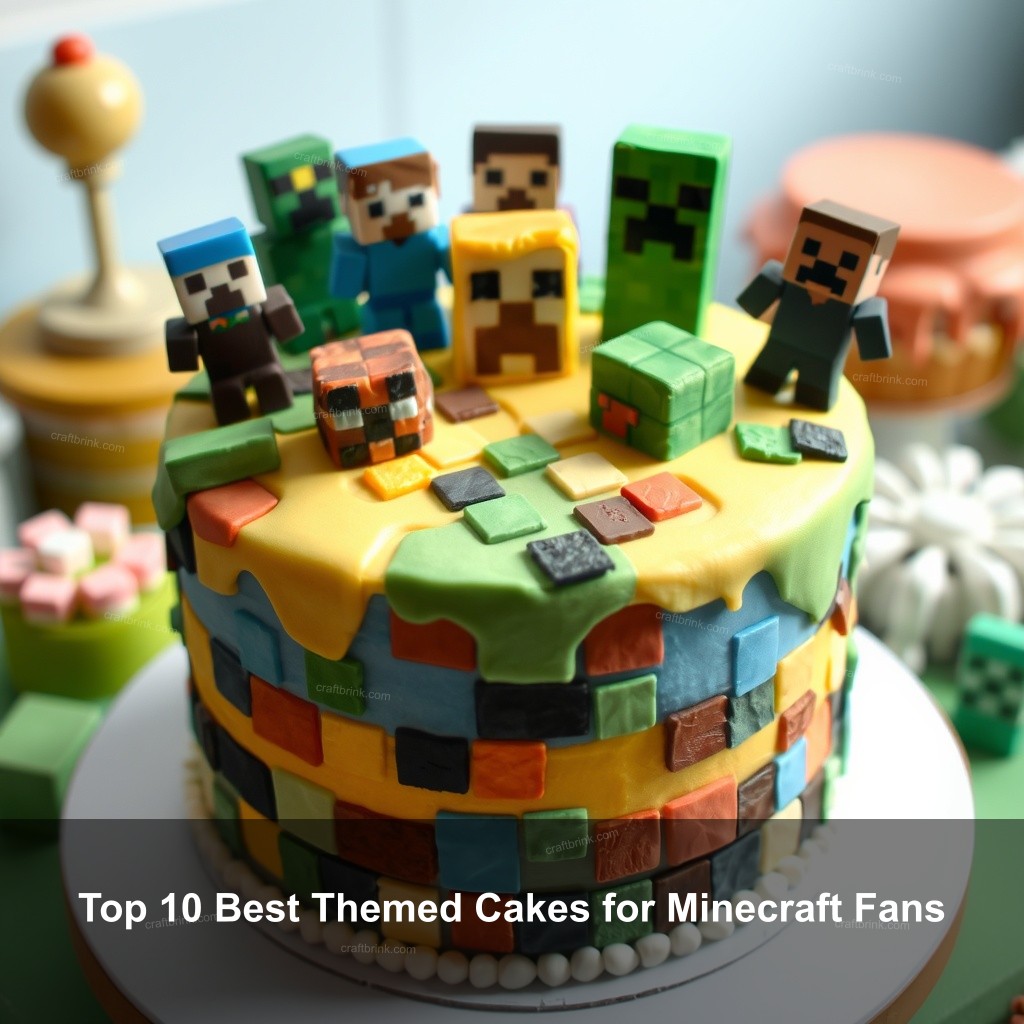 Top 10 Best Themed Cakes for Minecraft Fans