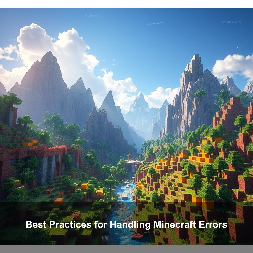 Best Practices for Handling Minecraft Errors