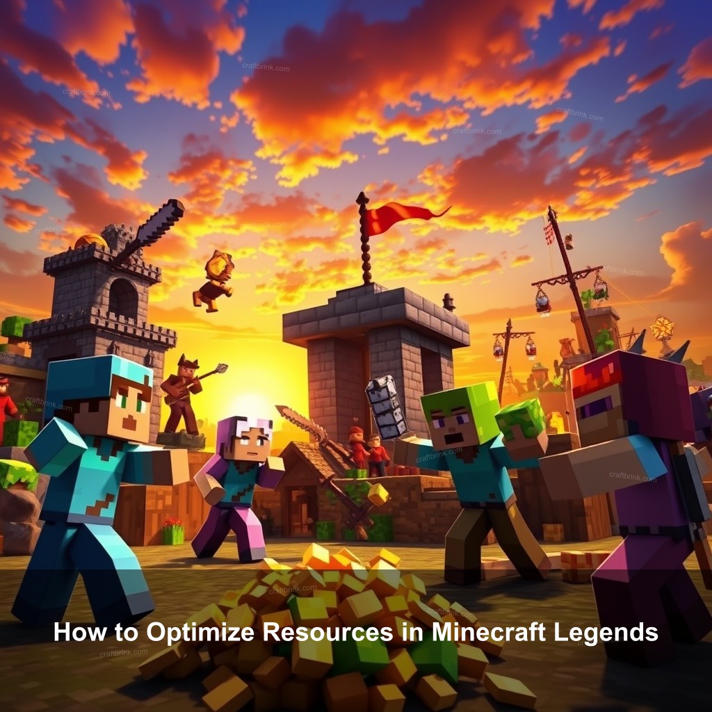 How to Optimize Resources in Minecraft Legends