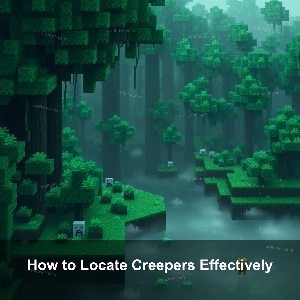 How to Locate Creepers Effectively