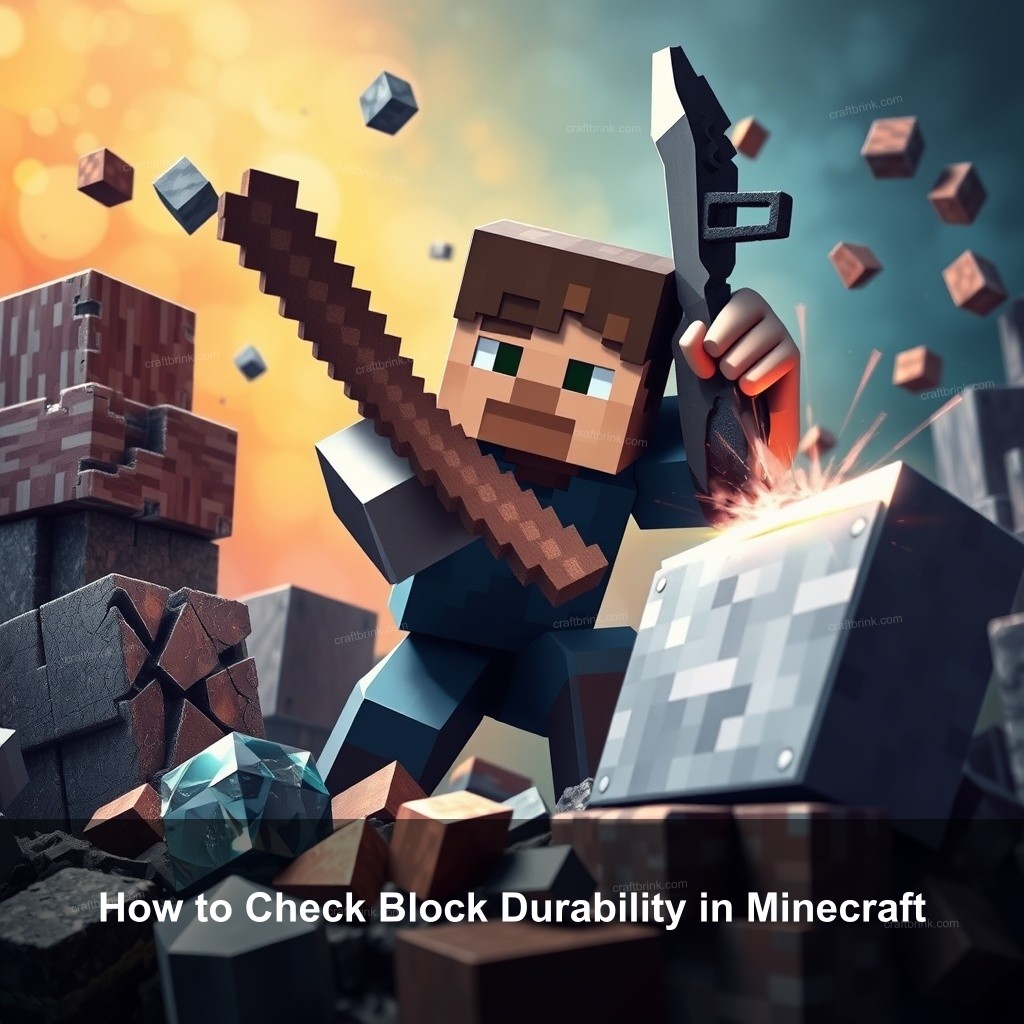 How to Check Block Durability in Minecraft