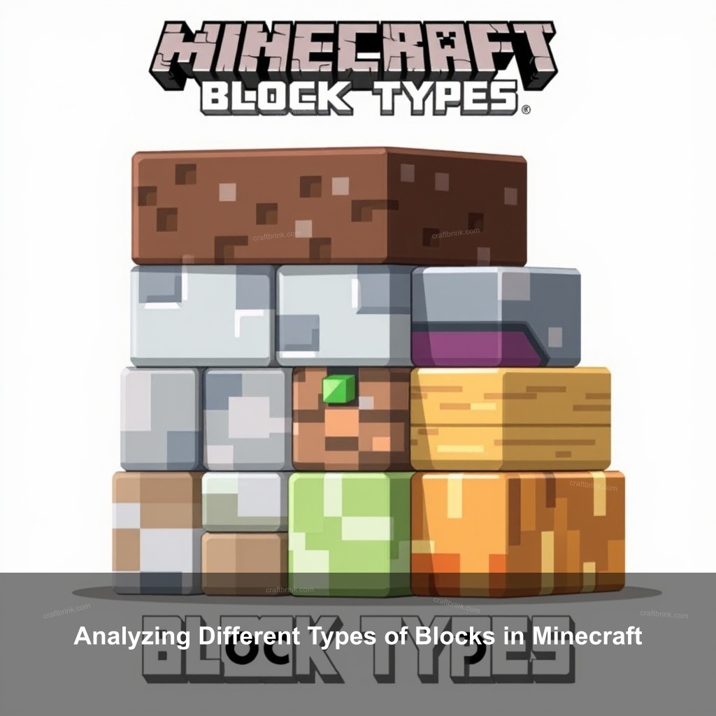 Analyzing Different Types of Blocks in Minecraft