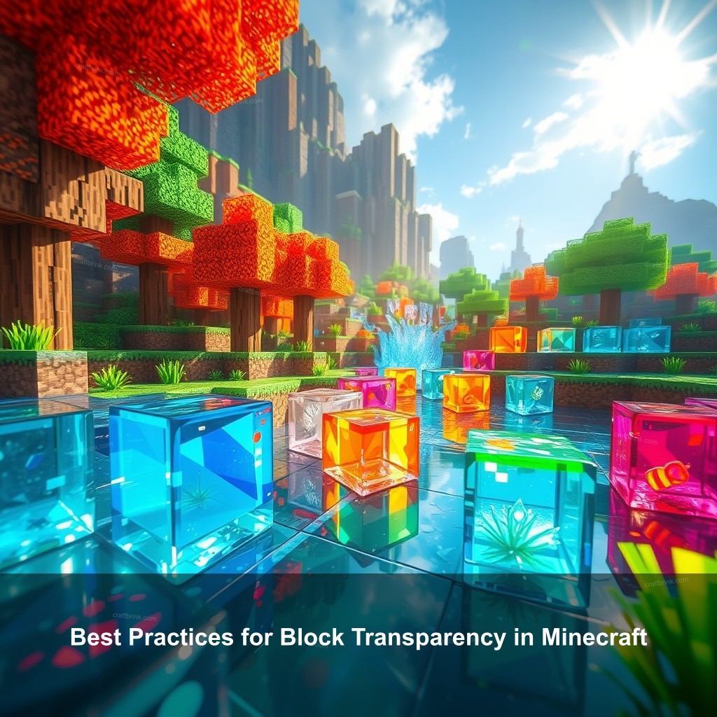 Best Practices for Block Transparency in Minecraft