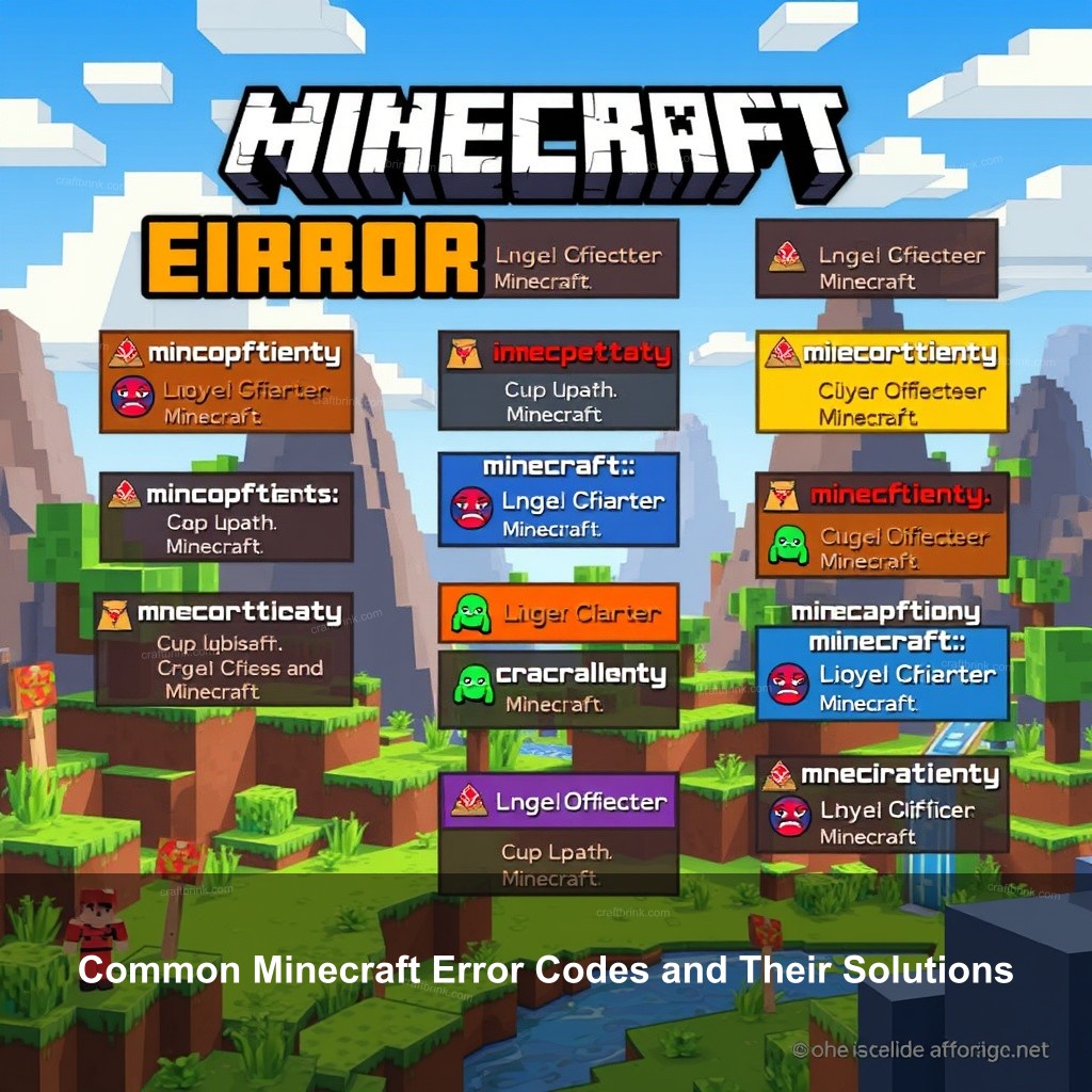 Common Minecraft Error Codes and Their Solutions