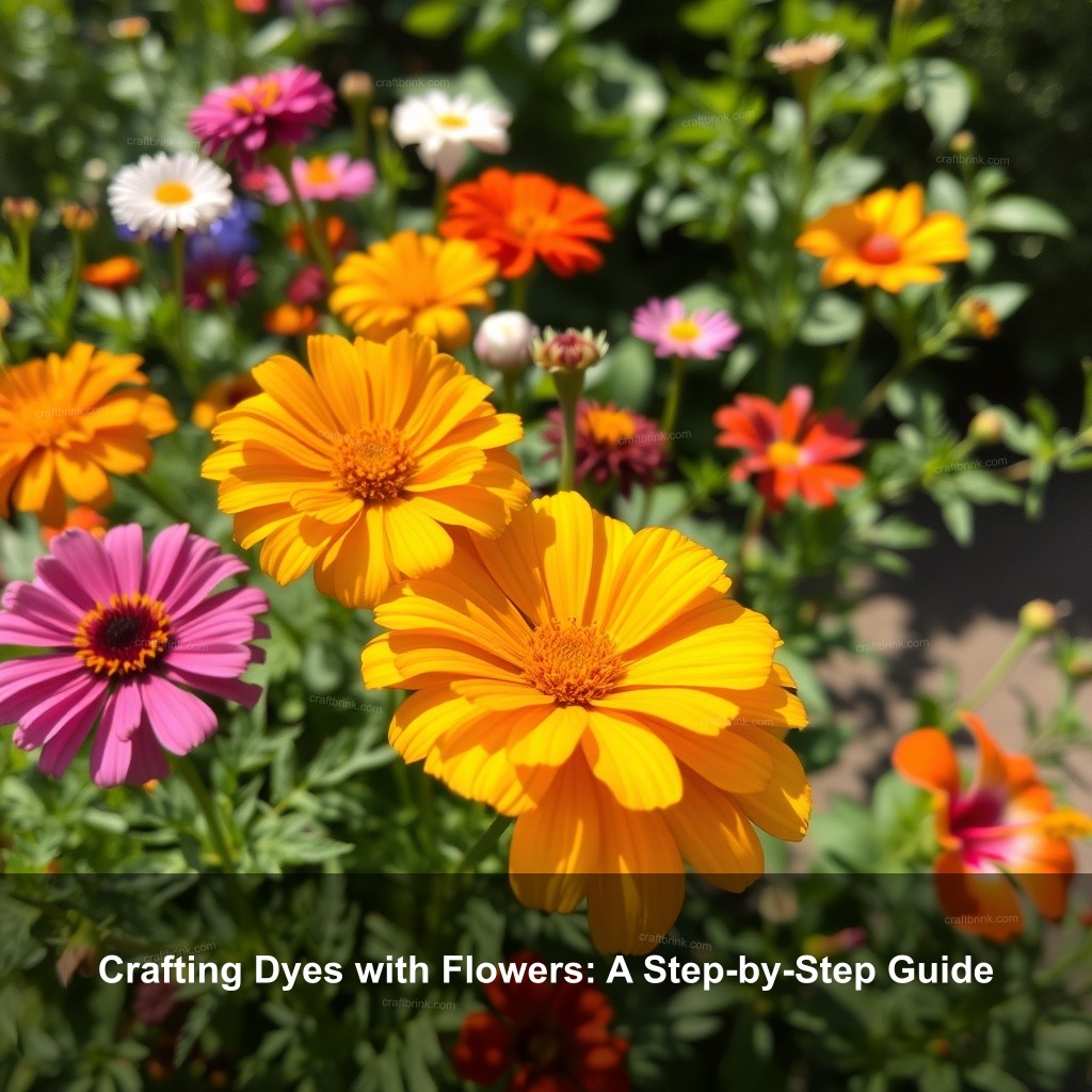 Crafting Dyes with Flowers: A Step-by-Step Guide