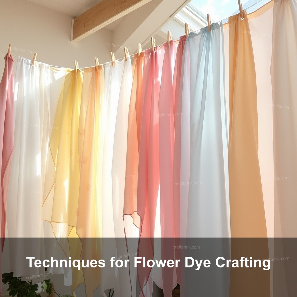 Techniques for Flower Dye Crafting