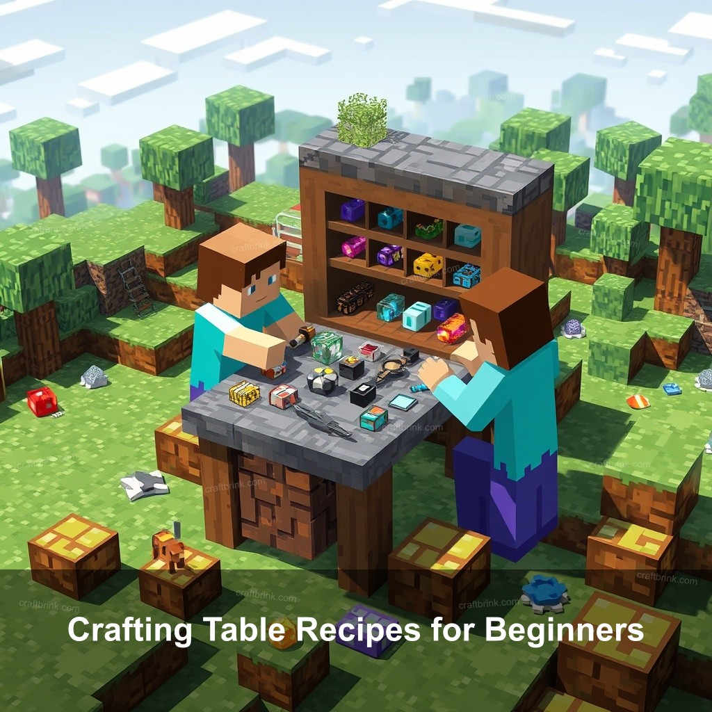 Crafting Table Recipes for Beginners