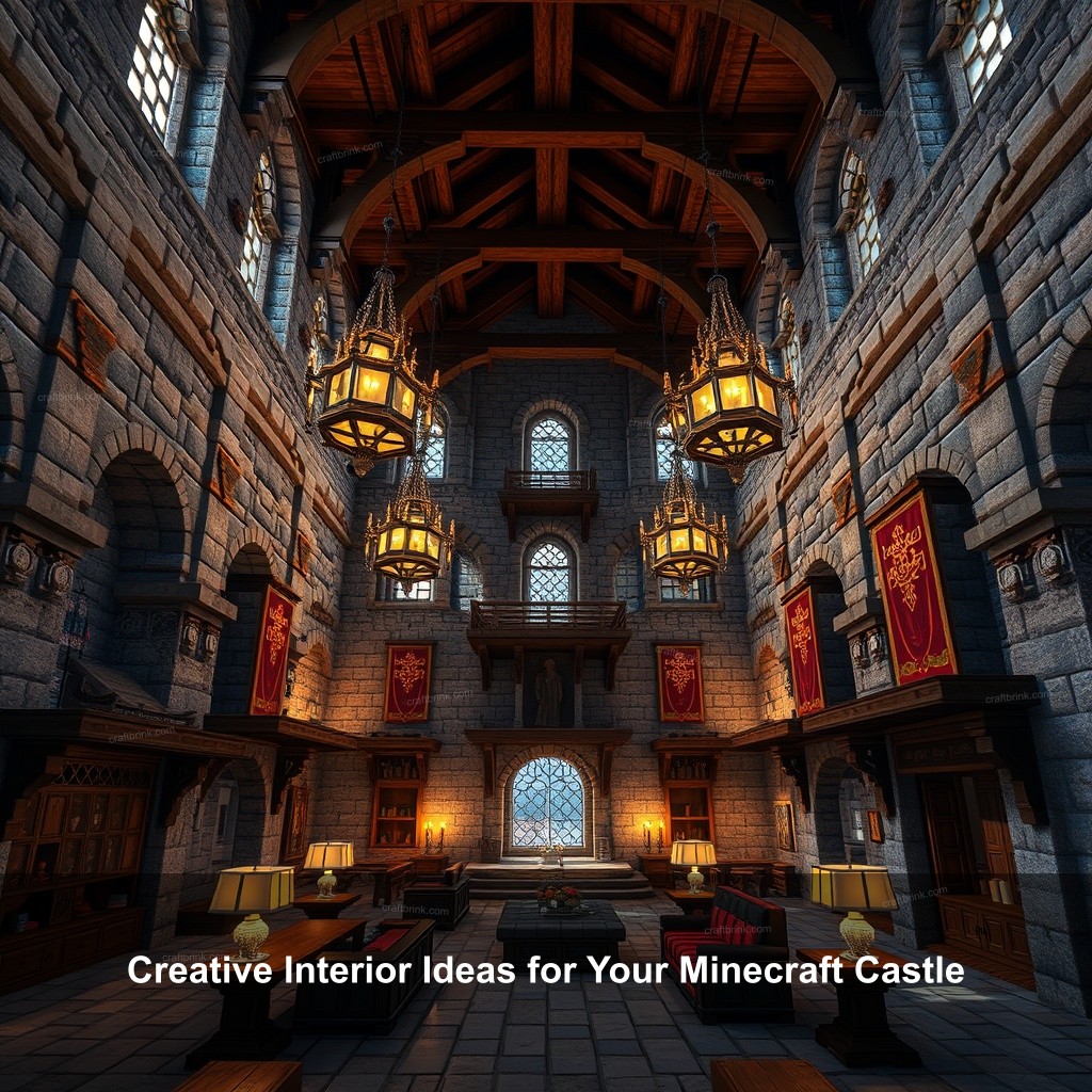 Creative Interior Ideas for Your Minecraft Castle