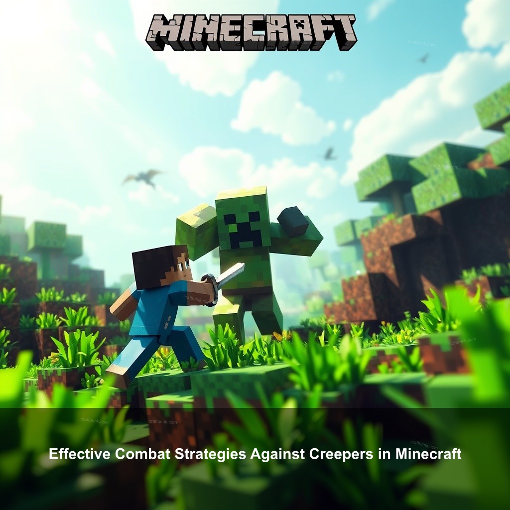 Effective Combat Strategies Against Creepers in Minecraft