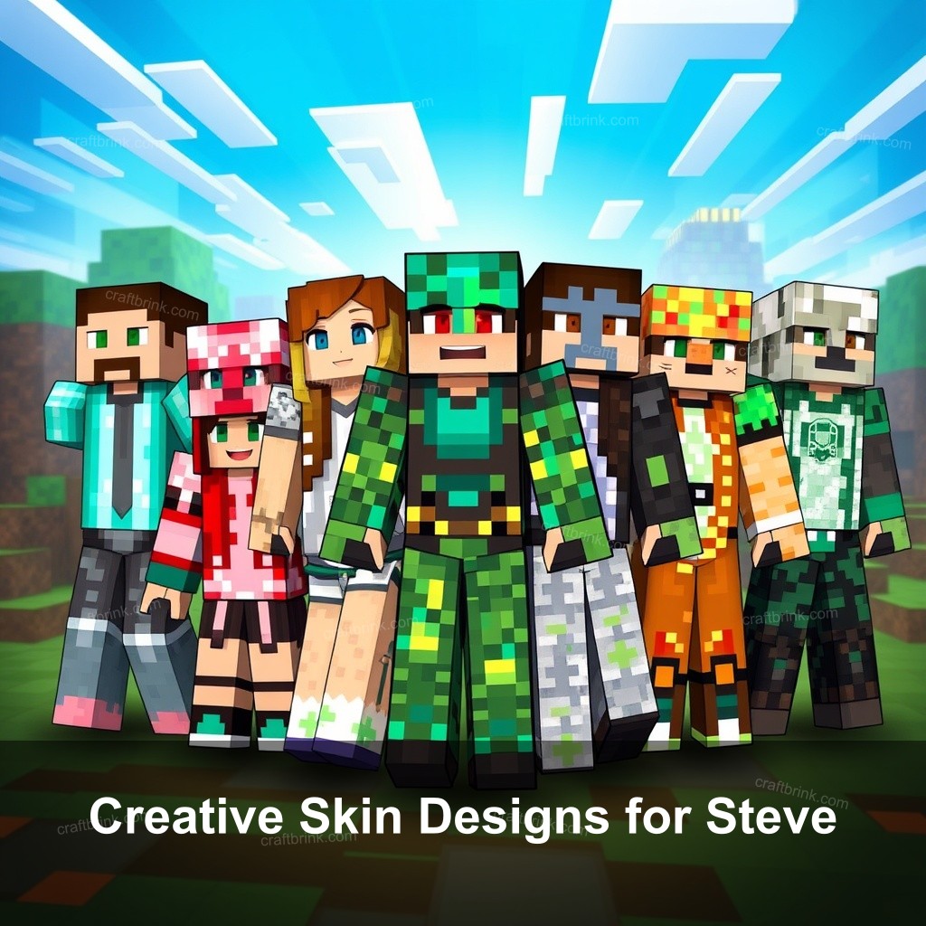 Creative Skin Designs for Steve