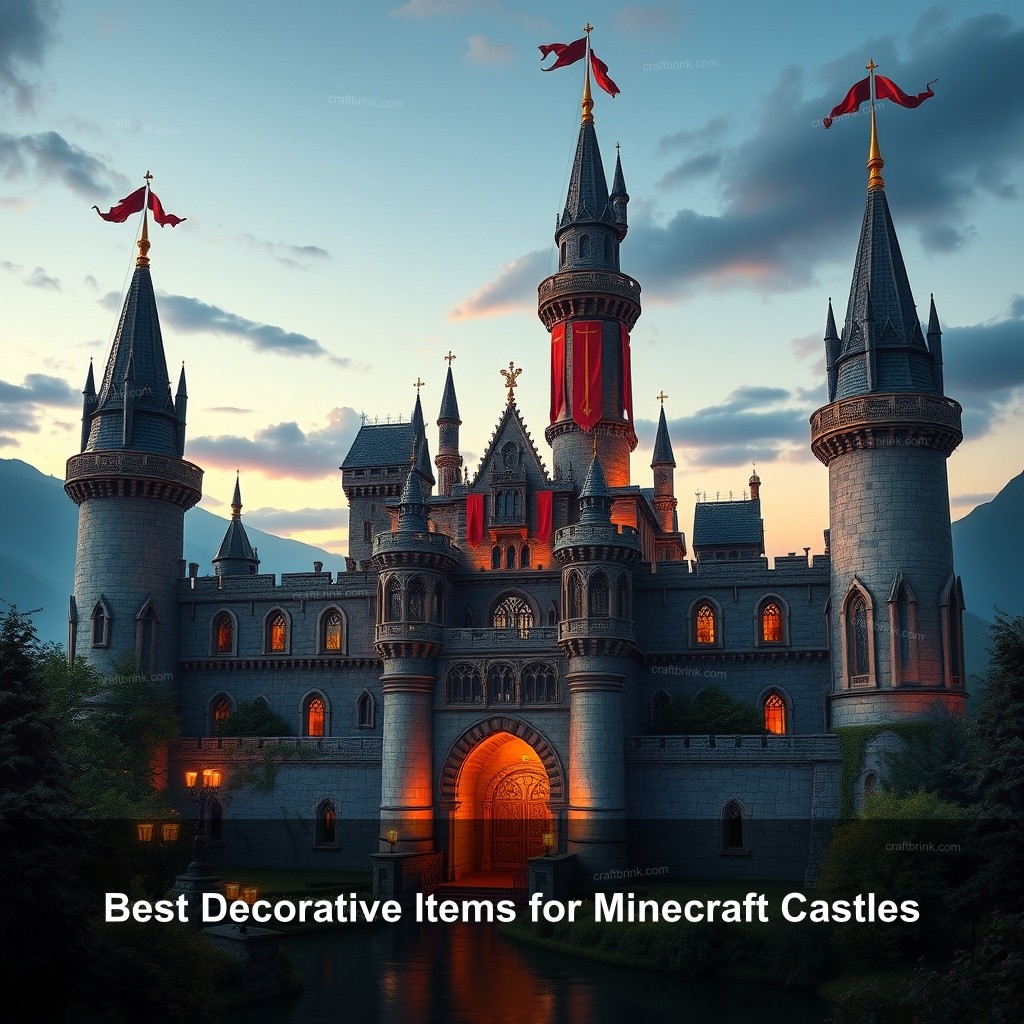 Best Decorative Items for Minecraft Castles