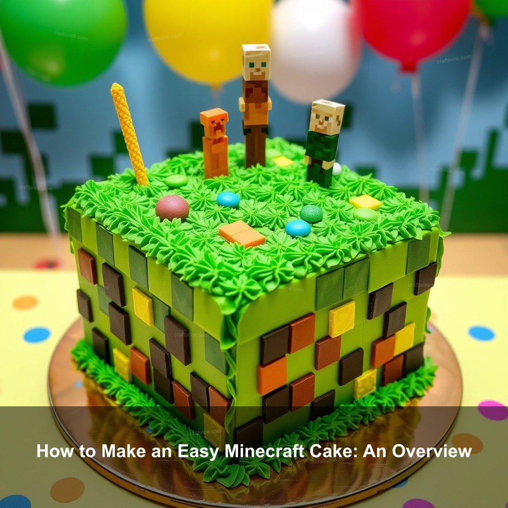 How to Make an Easy Minecraft Cake: An Overview