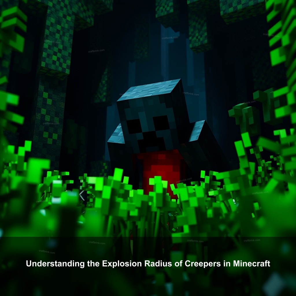 Understanding the Explosion Radius of Creepers in Minecraft