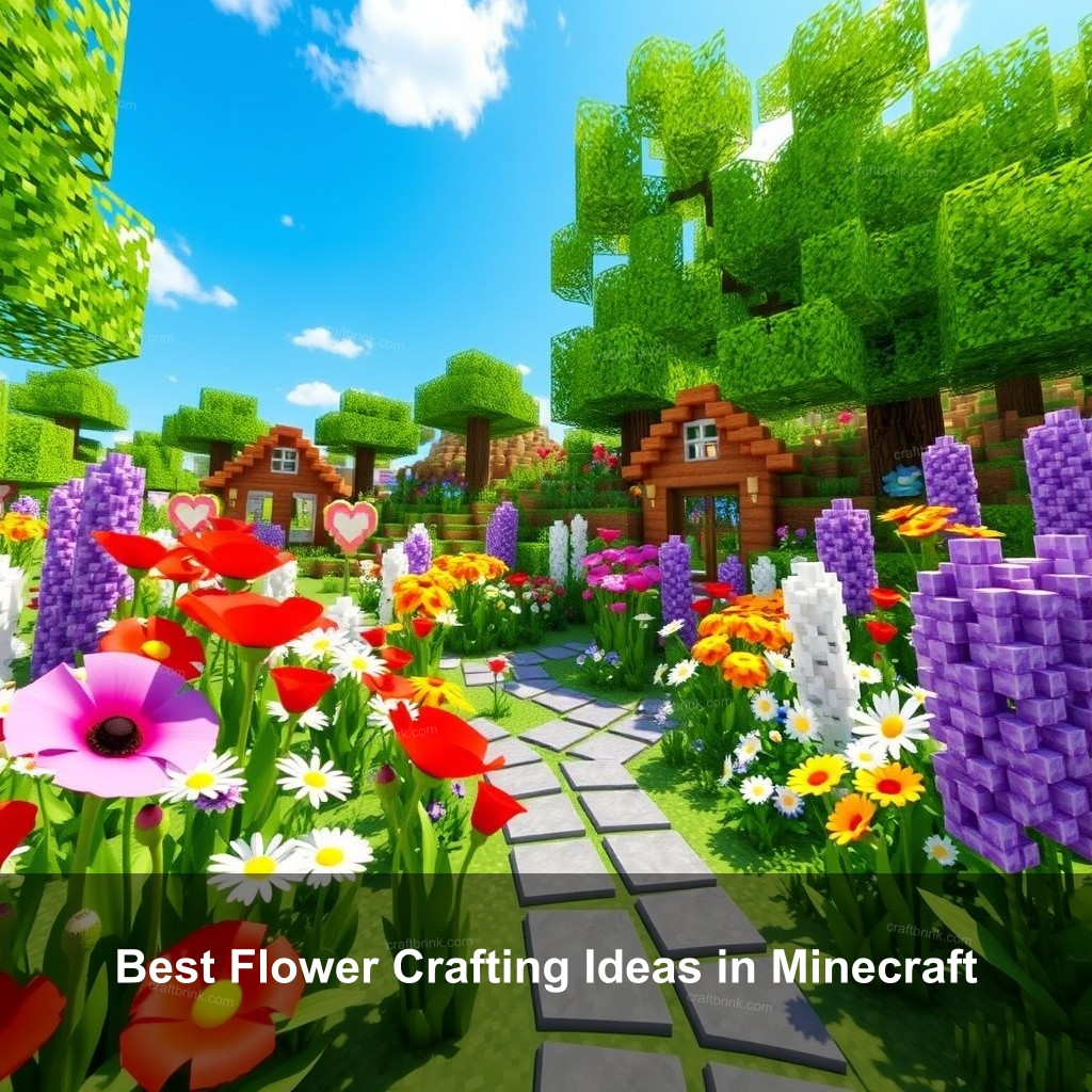 Best Flower Crafting Ideas in Minecraft