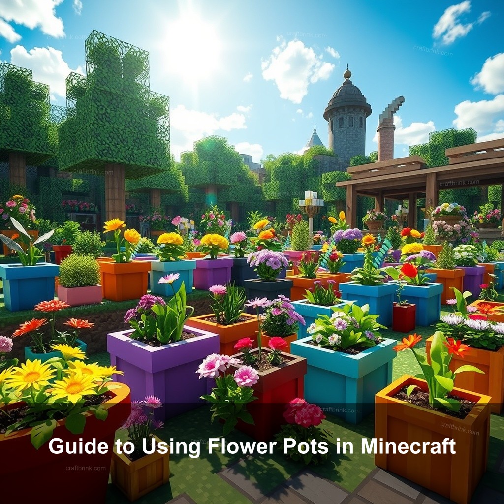 Guide to Using Flower Pots in Minecraft