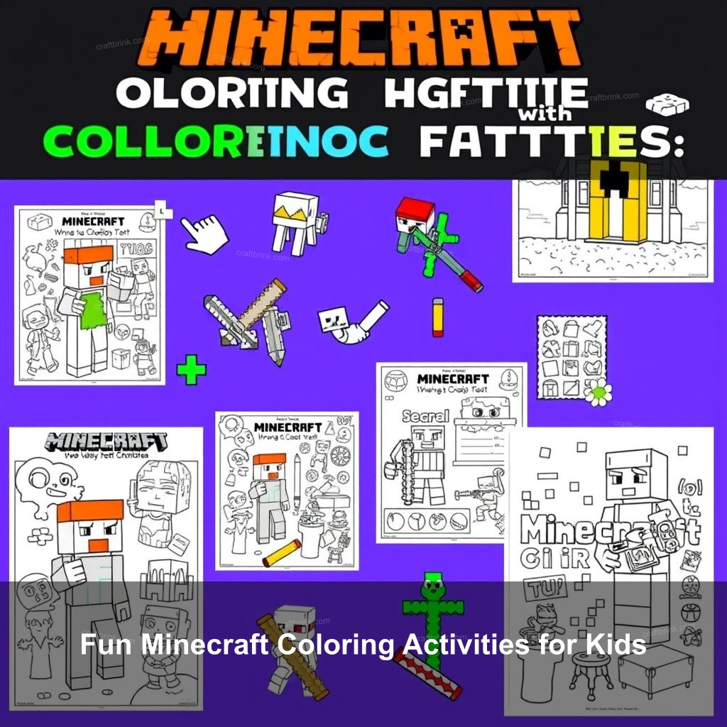 Fun Minecraft Coloring Activities for Kids