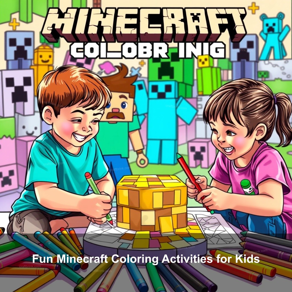 Fun Minecraft Coloring Activities for Kids