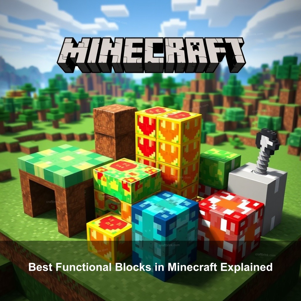 Best Functional Blocks in Minecraft Explained