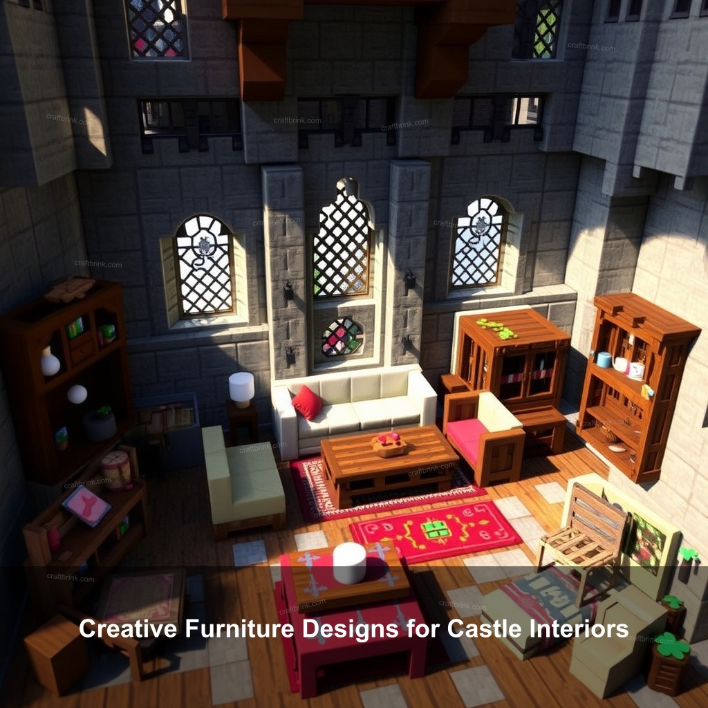 Creative Furniture Designs for Castle Interiors