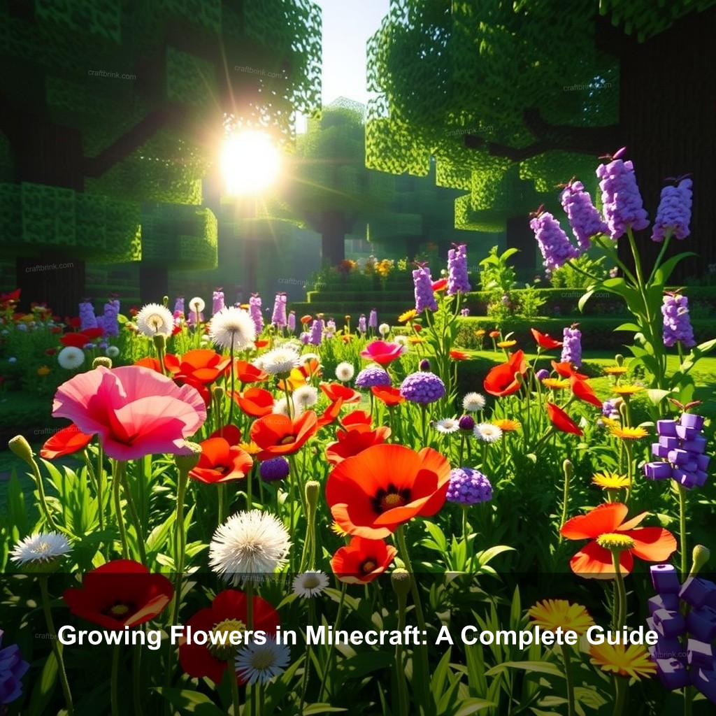 Growing Flowers in Minecraft: A Complete Guide