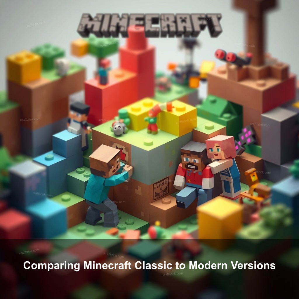 Comparing Minecraft Classic to Modern Versions