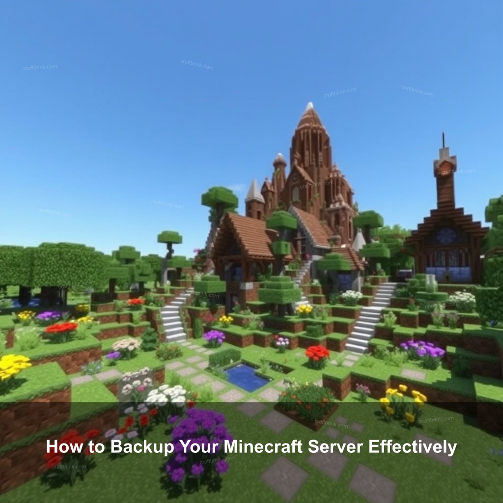 How to Backup Your Minecraft Server Effectively