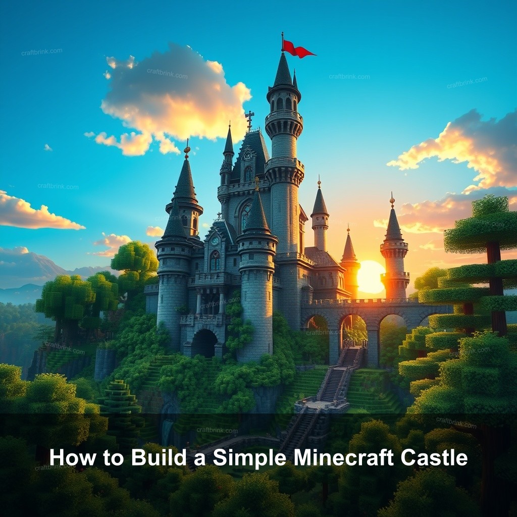 How to Build a Simple Minecraft Castle