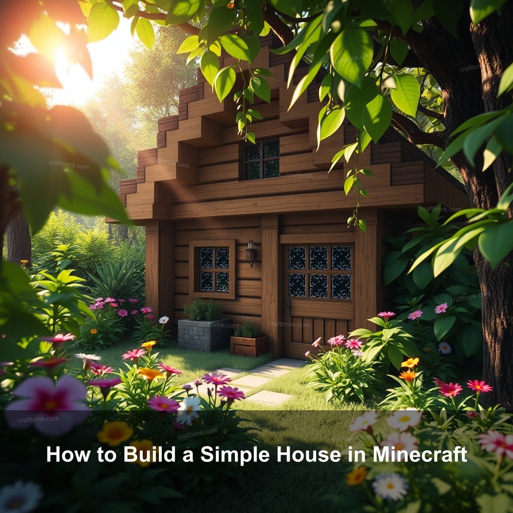 How to Build a Simple House in Minecraft