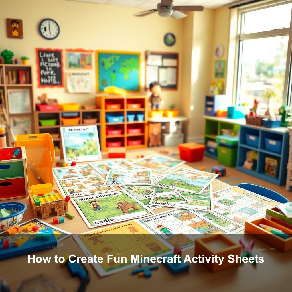 How to Create Fun Minecraft Activity Sheets