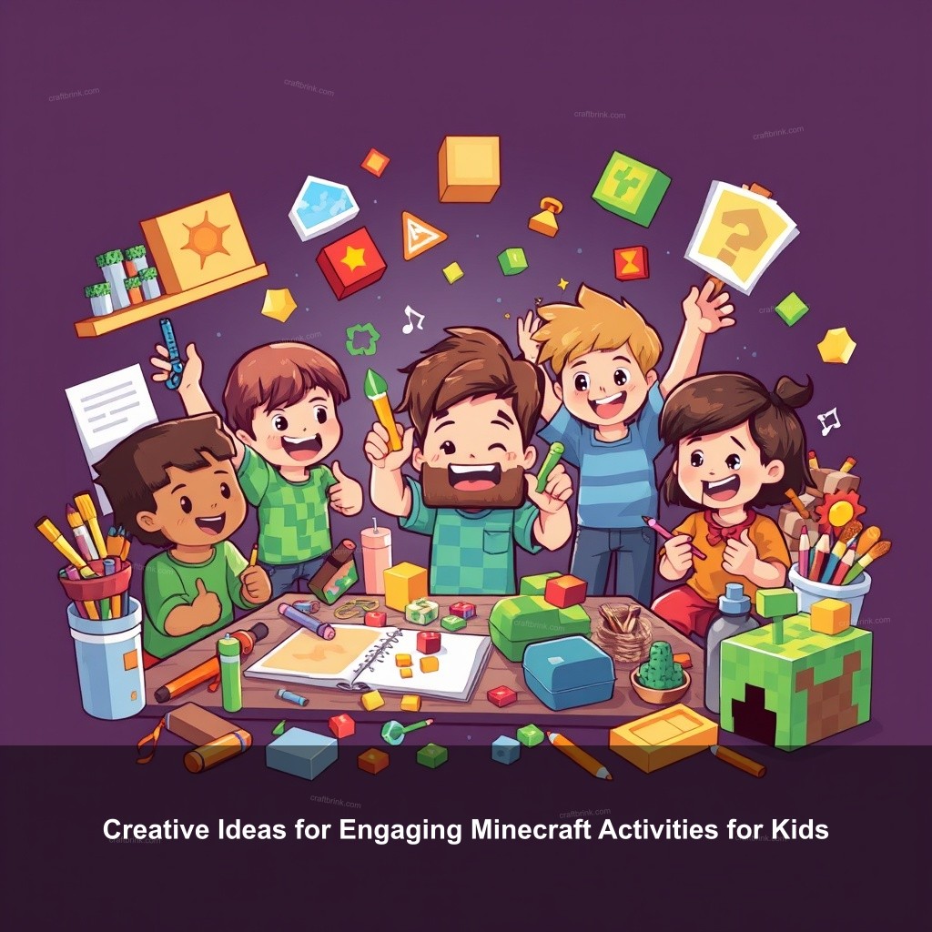 Creative Ideas for Engaging Minecraft Activities for Kids