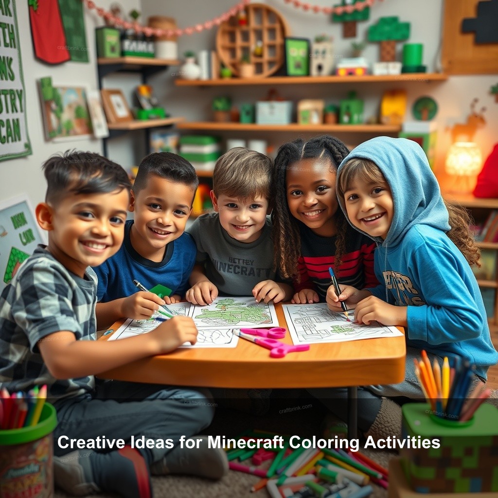 Creative Ideas for Minecraft Coloring Activities