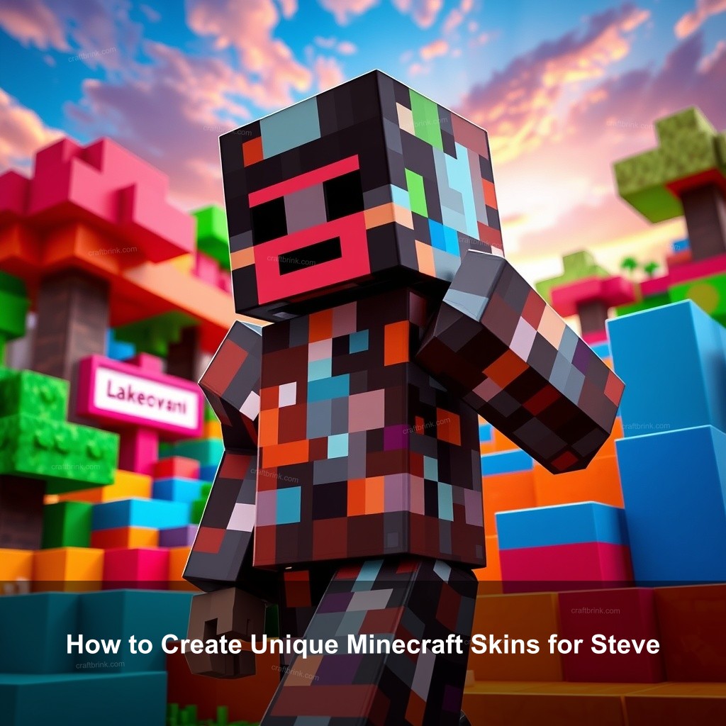 How to Create Unique Minecraft Skins for Steve