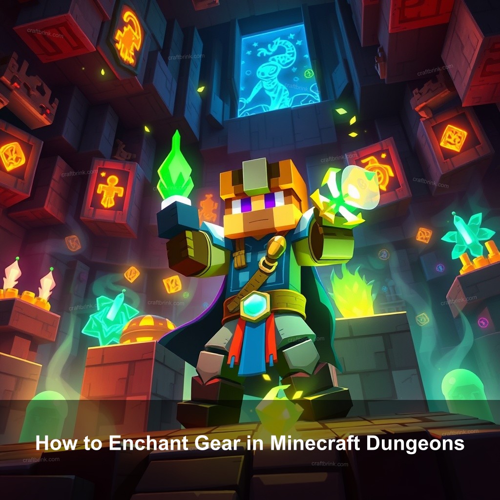 How to Enchant Gear in Minecraft Dungeons