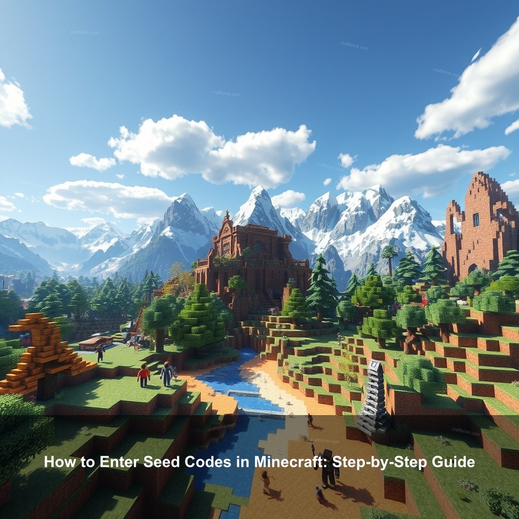 How to Enter Seed Codes in Minecraft: Step-by-Step Guide