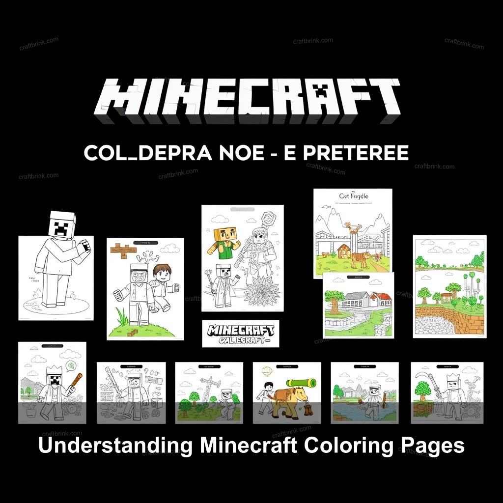 Understanding Minecraft Coloring Pages