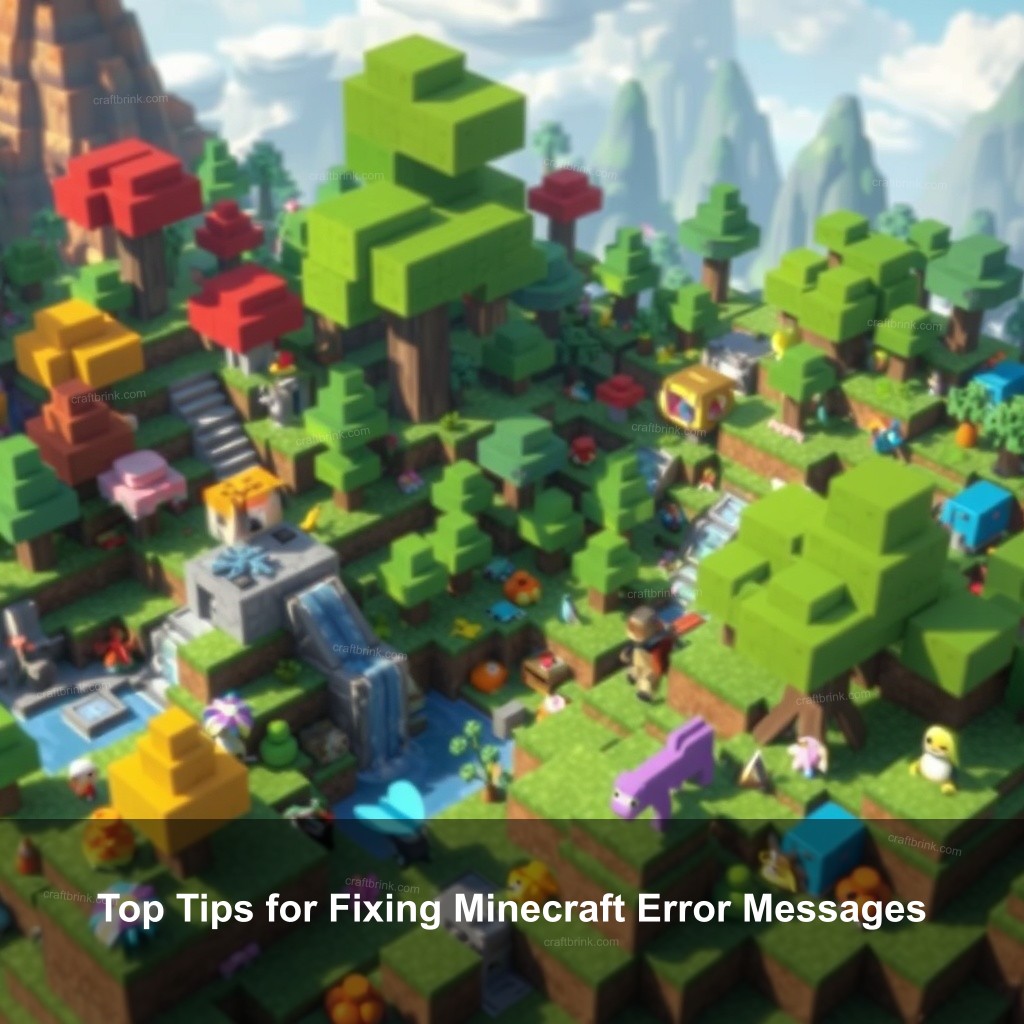 Top Tips for Fixing Minecraft Error Messages