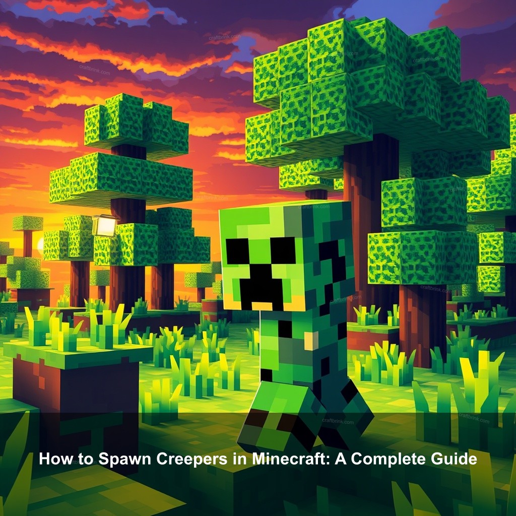 How to Spawn Creepers in Minecraft: A Complete Guide